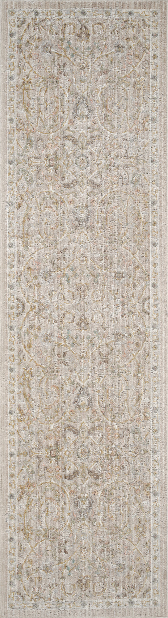 Maia Vintage Patterned Rug - Blossom Beige
