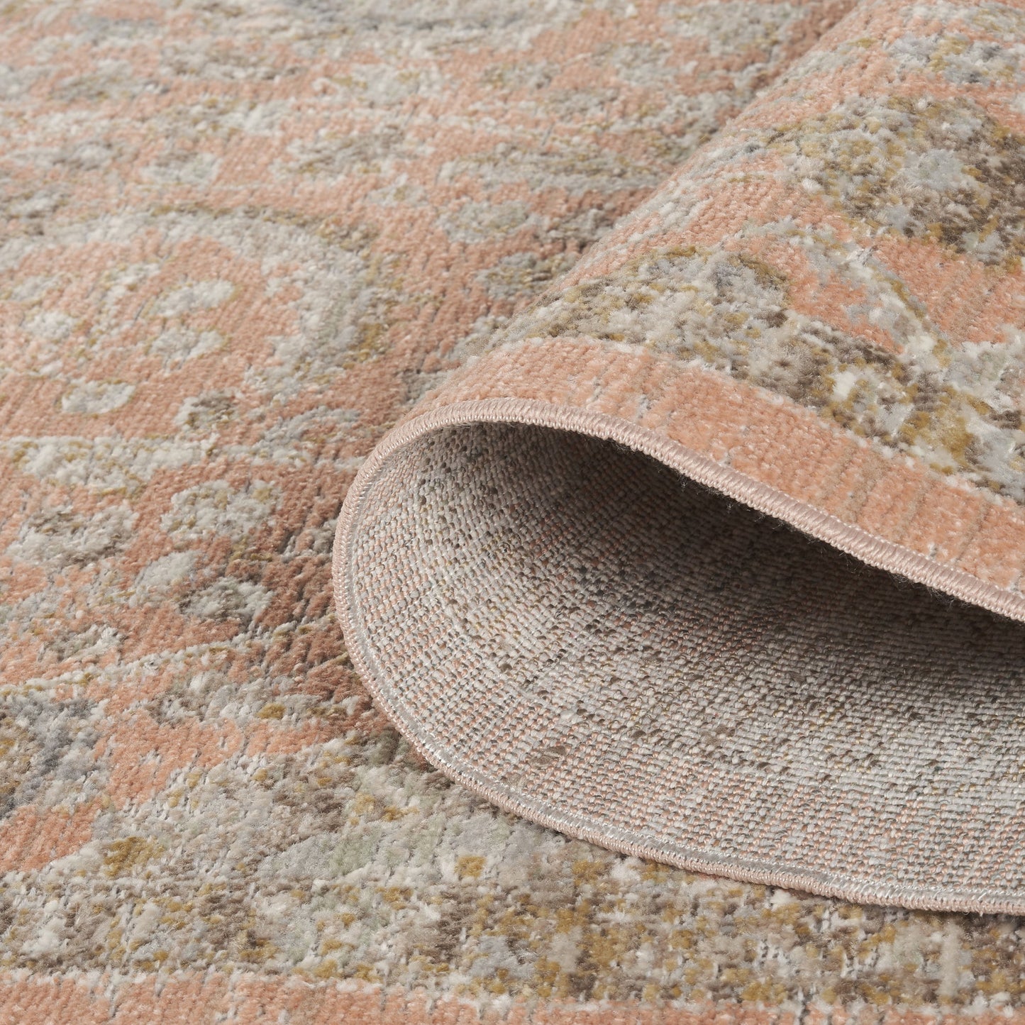 Maia Vintage Patterned Rug - Blossom Beige