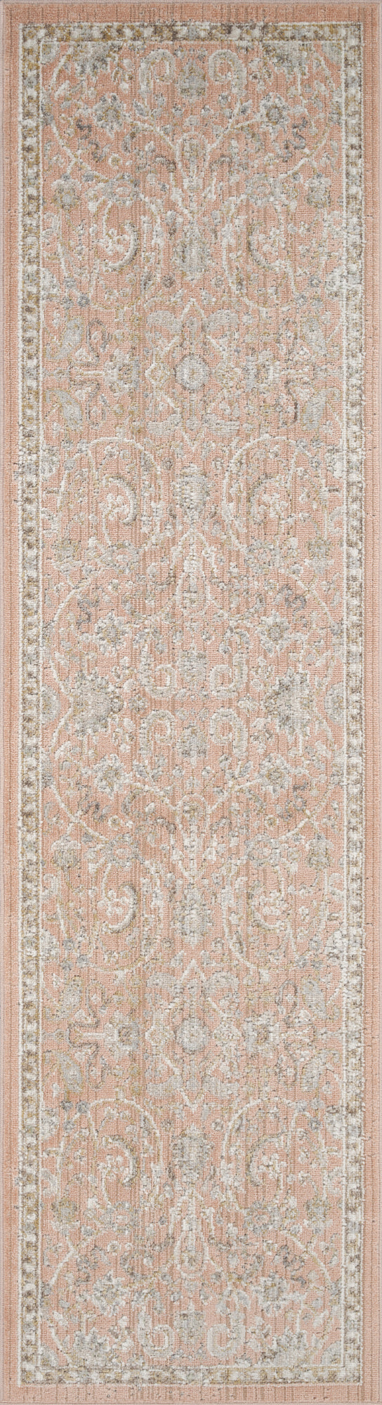 Maia Vintage Patterned Rug - Blossom Beige