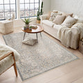 Maia Vintage Patterned Rug - Blossom Grey