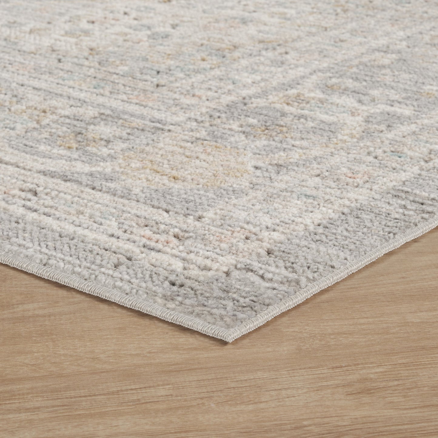 Maia Vintage Patterned Rug - Blossom Beige