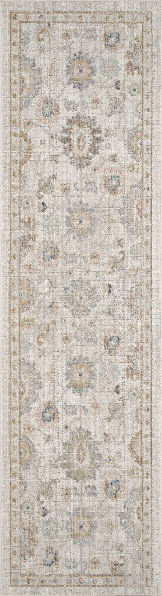 Maia Vintage Patterned Rug - Lagoon Navy