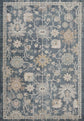 Maia Vintage Patterned Rug - Lagoon Navy