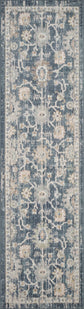 Maia Vintage Patterned Rug - Lagoon Navy