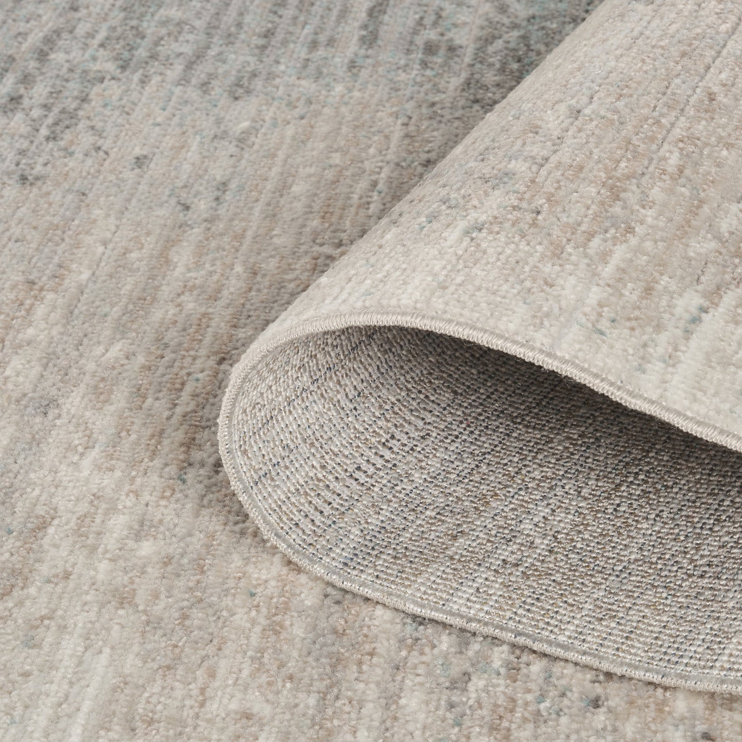 Maia Vintage Patterned Rug - Mist Grey