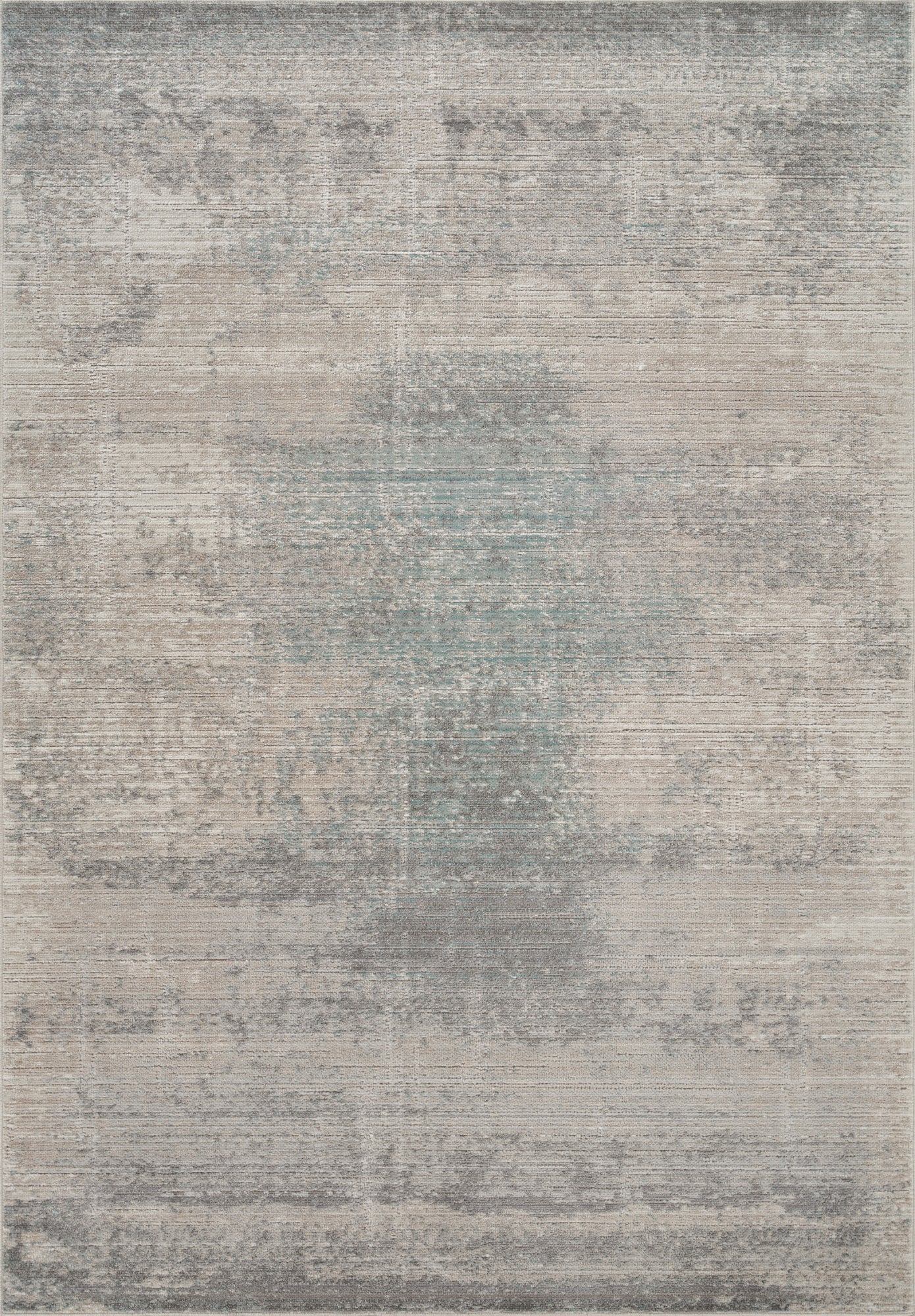 Maia Vintage Patterned Rug - Mist Grey