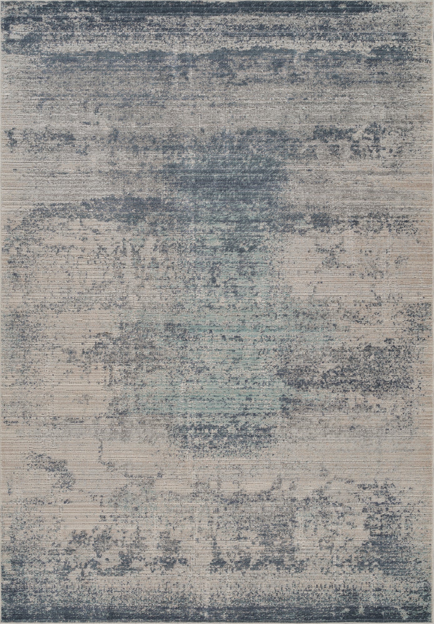 Maia Vintage Patterned Rug - Mist Grey