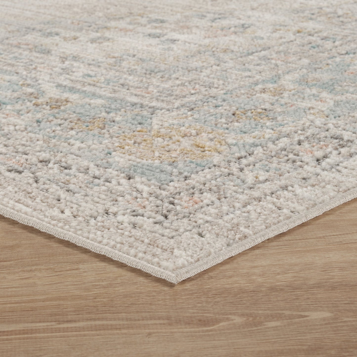 Maia Vintage Patterned Rug - Orchid Beige