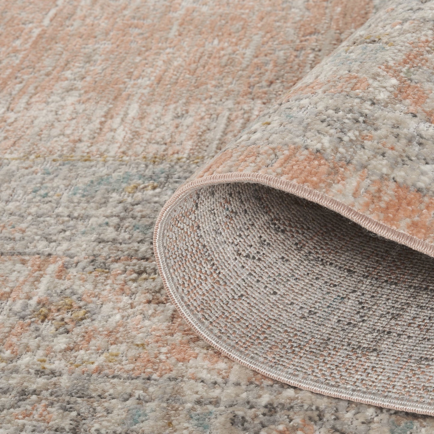 Maia Vintage Patterned Rug - Orchid Beige