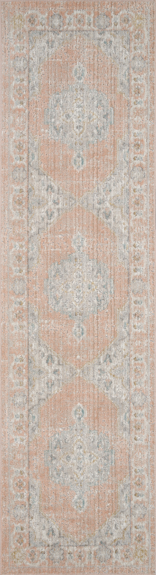 Maia Vintage Patterned Rug - Orchid Beige