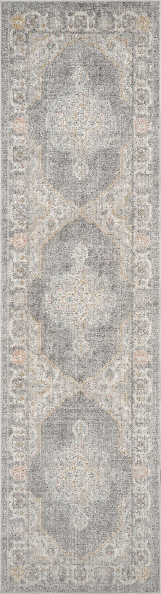 Maia Vintage Patterned Rug - Orchid Beige