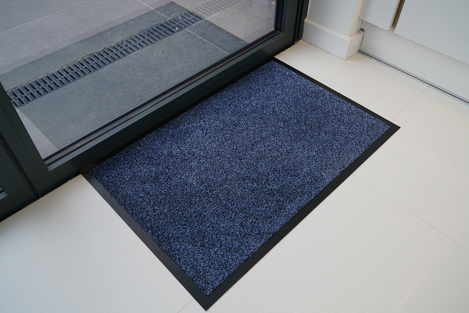 Dover PVC Door Mat - Blue