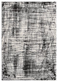 Grey Obsidian Oblique monochrome rug, top-down view