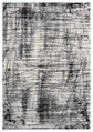 Grey Obsidian Oblique monochrome rug, top-down view