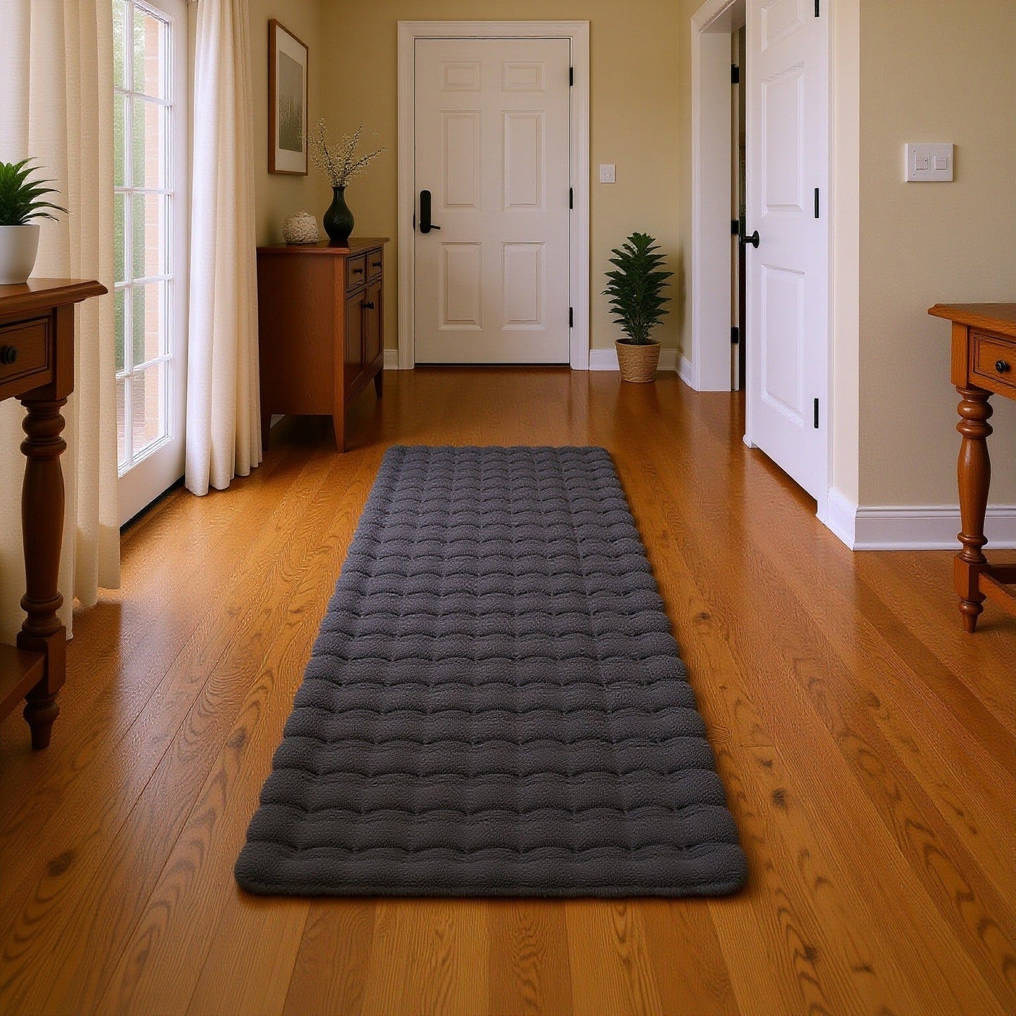 Orbie Bobble Rug - Snow White