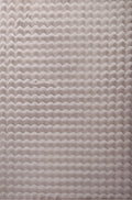 Beige Orbie washable bobble rug, flat portrait view