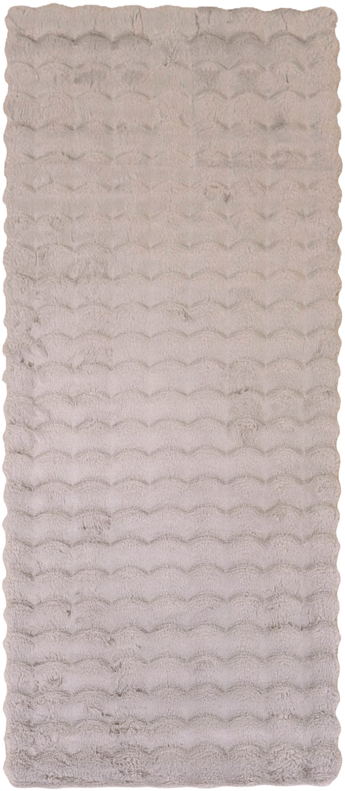 Orbie Bobble Rug - Snow White