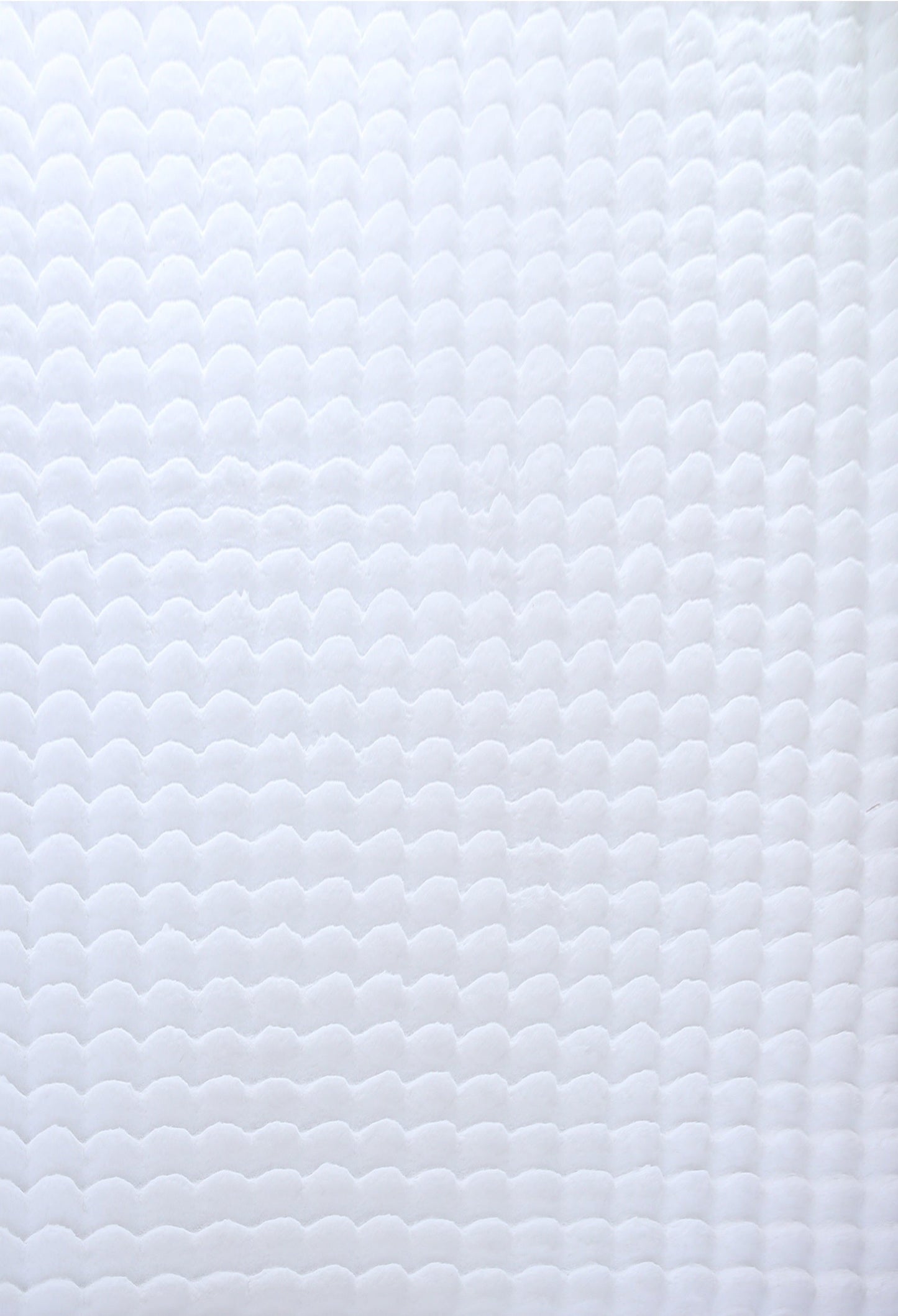 Orbie Bobble Rug - Snow White