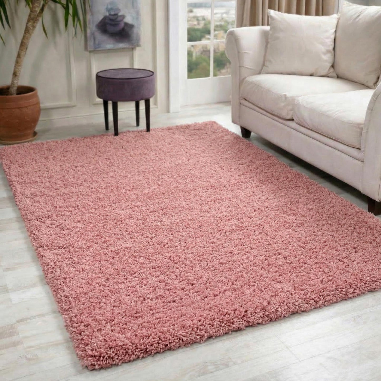 Oxford Shaggy Rug - Red