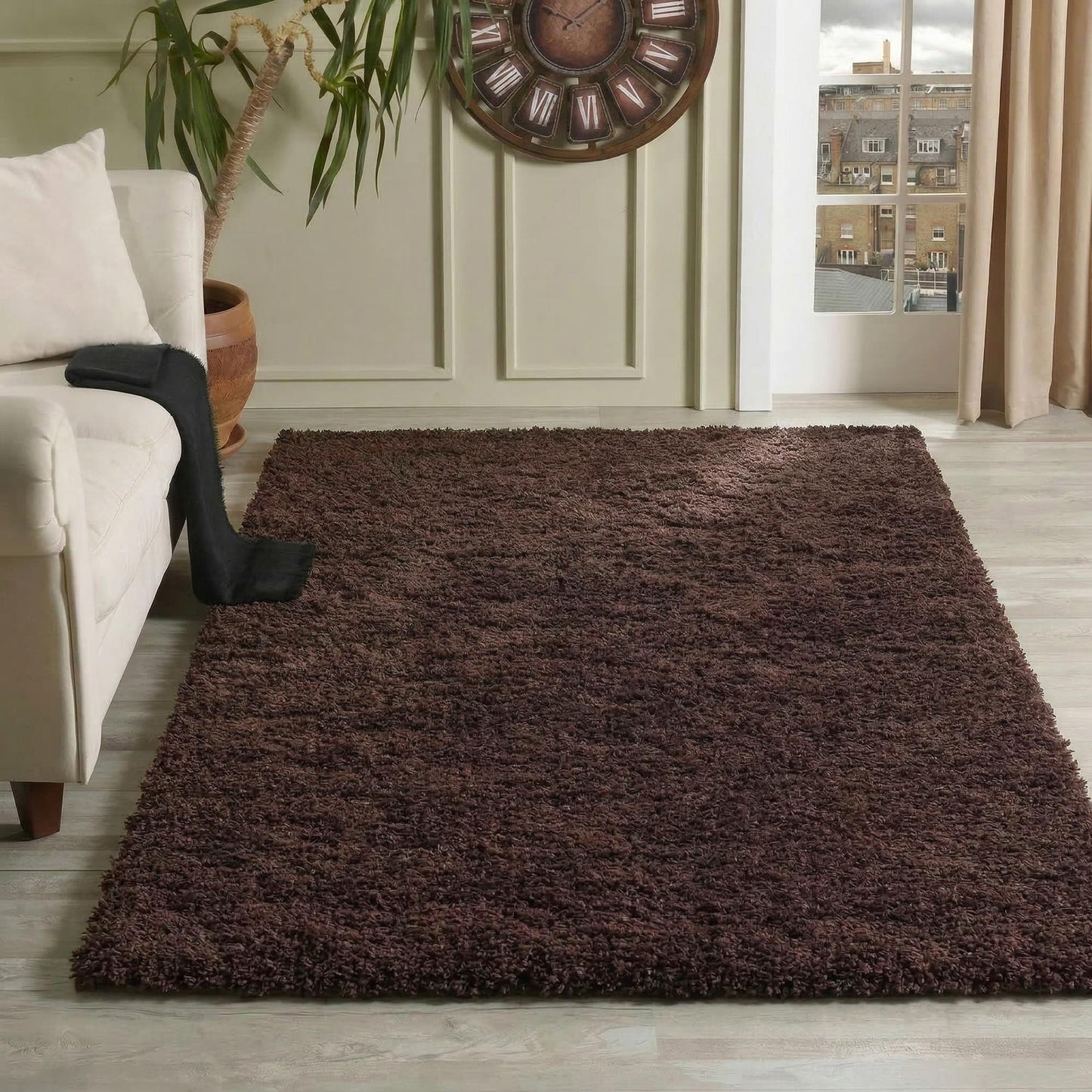 Oxford Shaggy Rug - Red