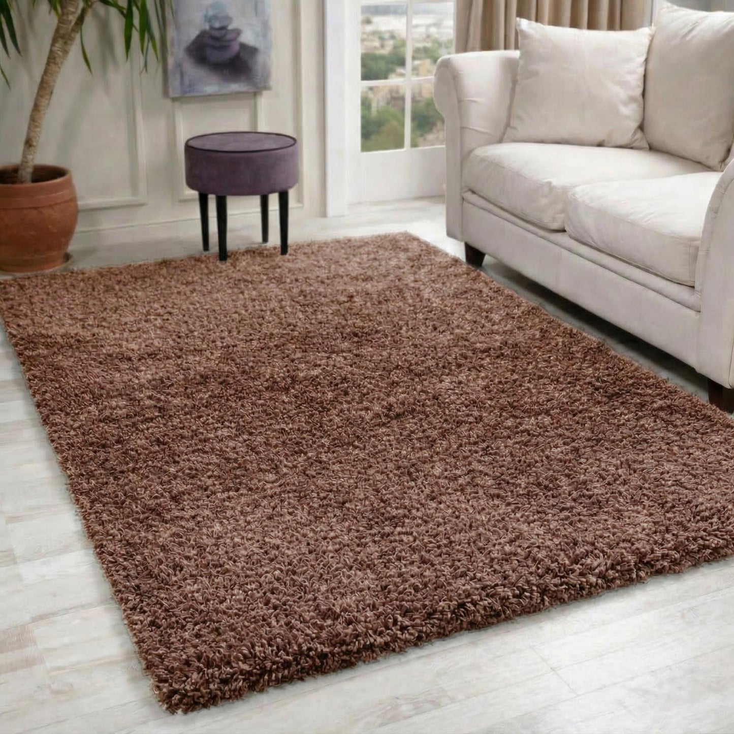 Oxford Shaggy Rug - Red