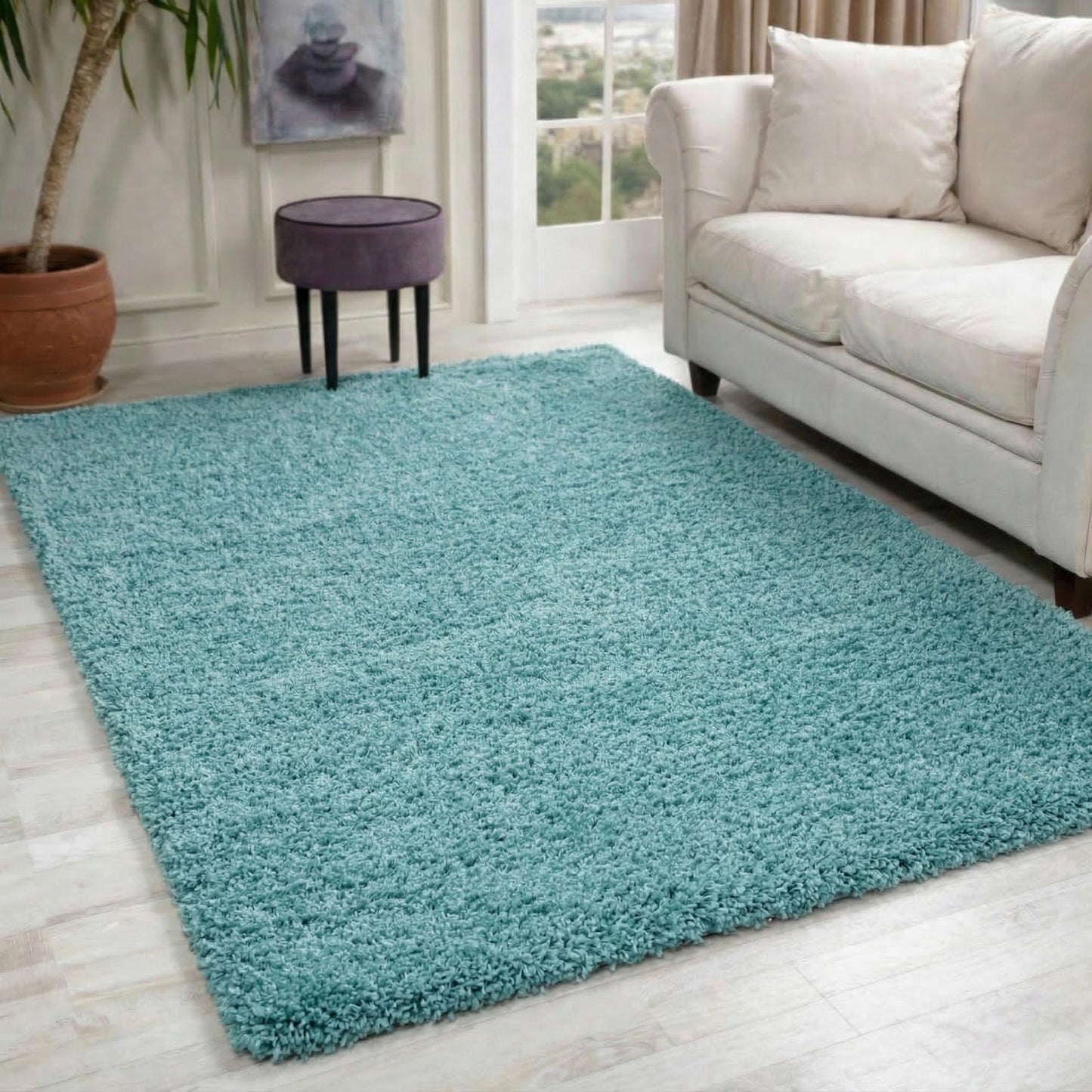 Oxford Shaggy Rug - Red