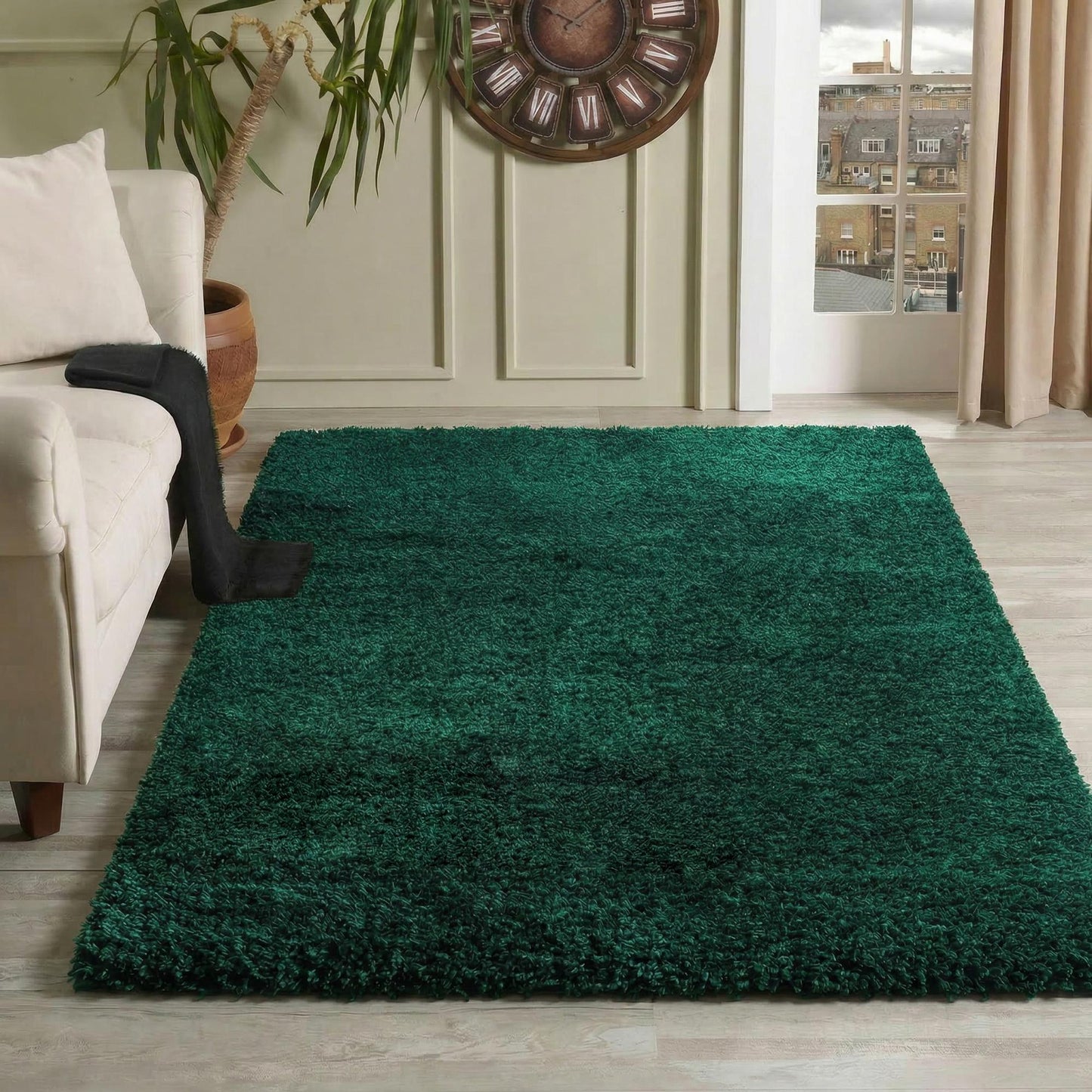 Oxford Shaggy Rug - Red