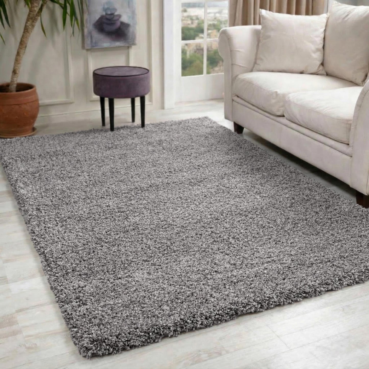 Oxford Shaggy Rug - Red