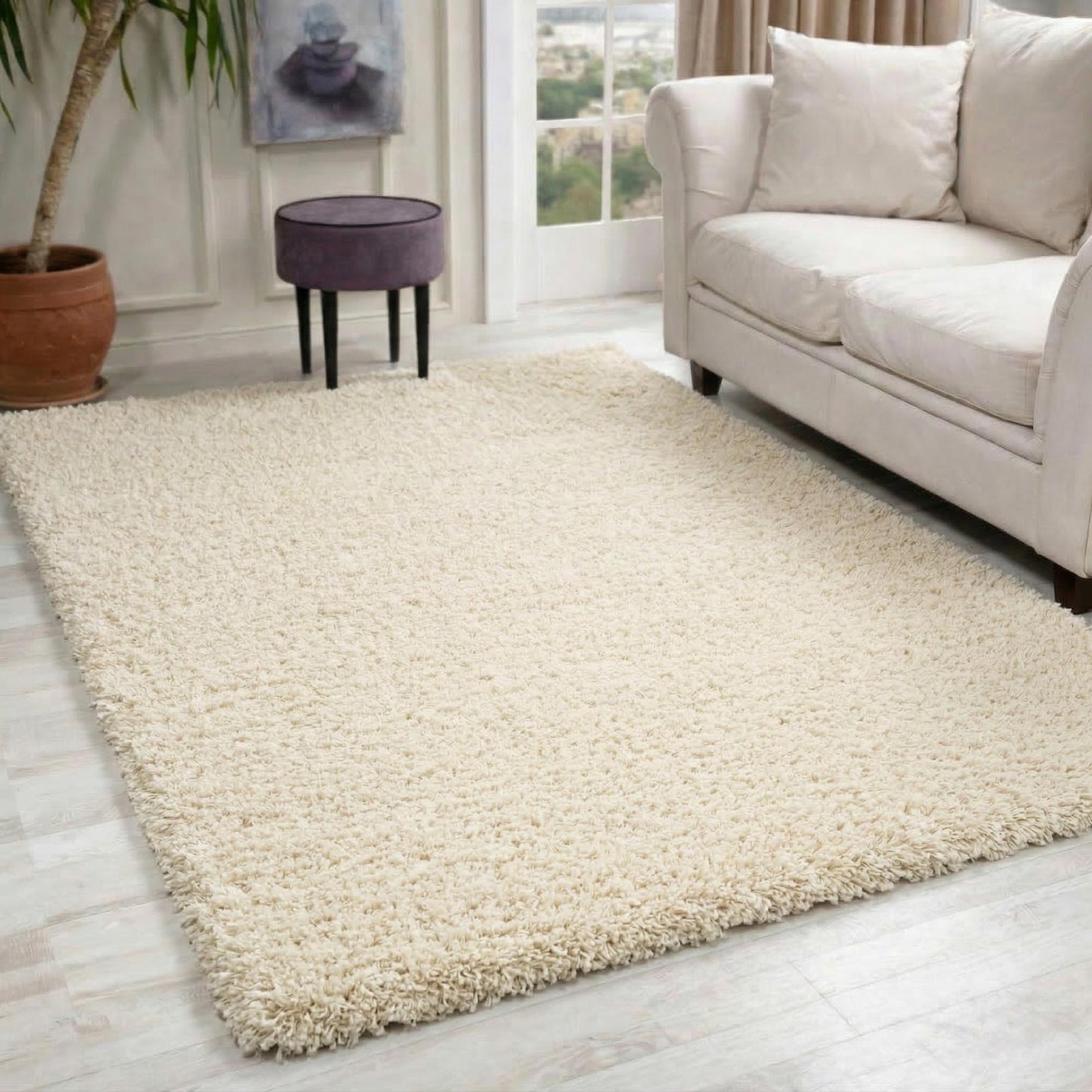 Oxford Shaggy Rug - Red
