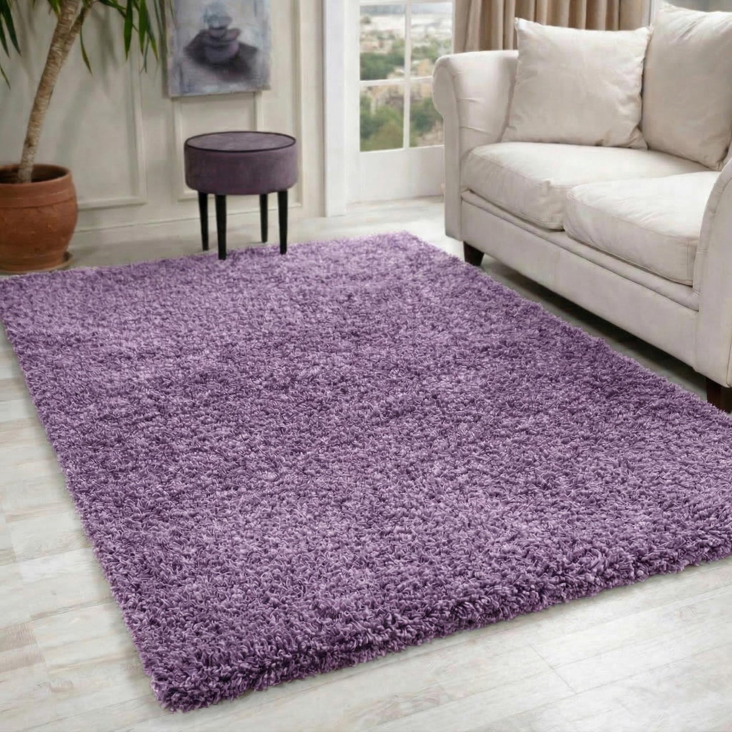 Oxford Shaggy Rug - Red