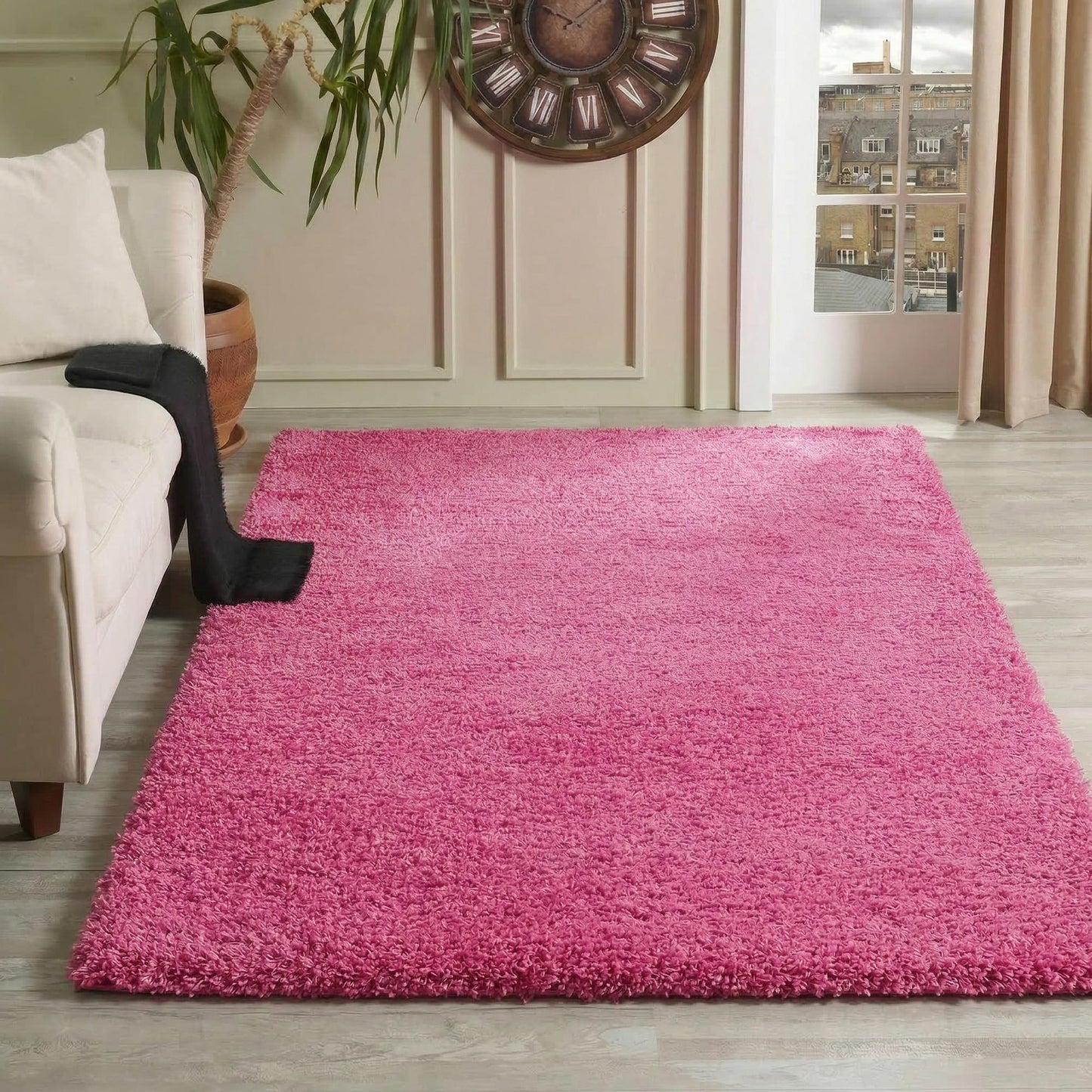 Oxford Shaggy Rug - Red
