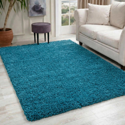 Oxford Shaggy Rug - Teal
