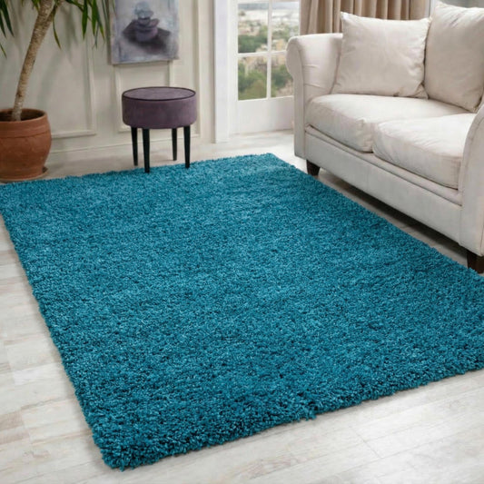 Oxford Shaggy Rug - Teal