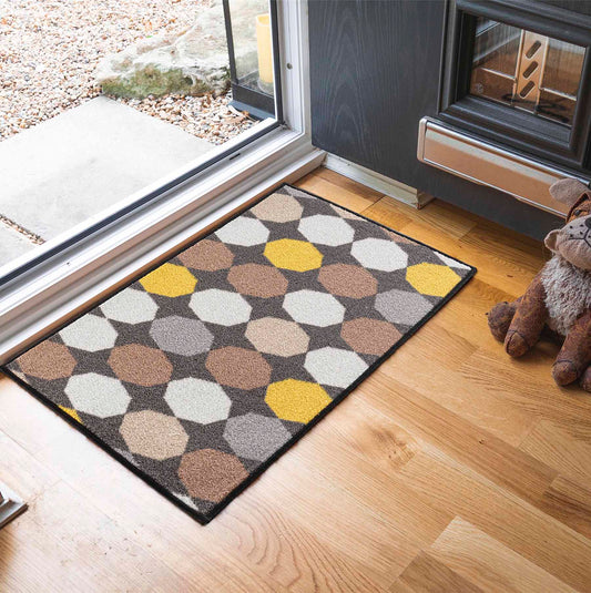 Havana Oval Door Mat - Gold