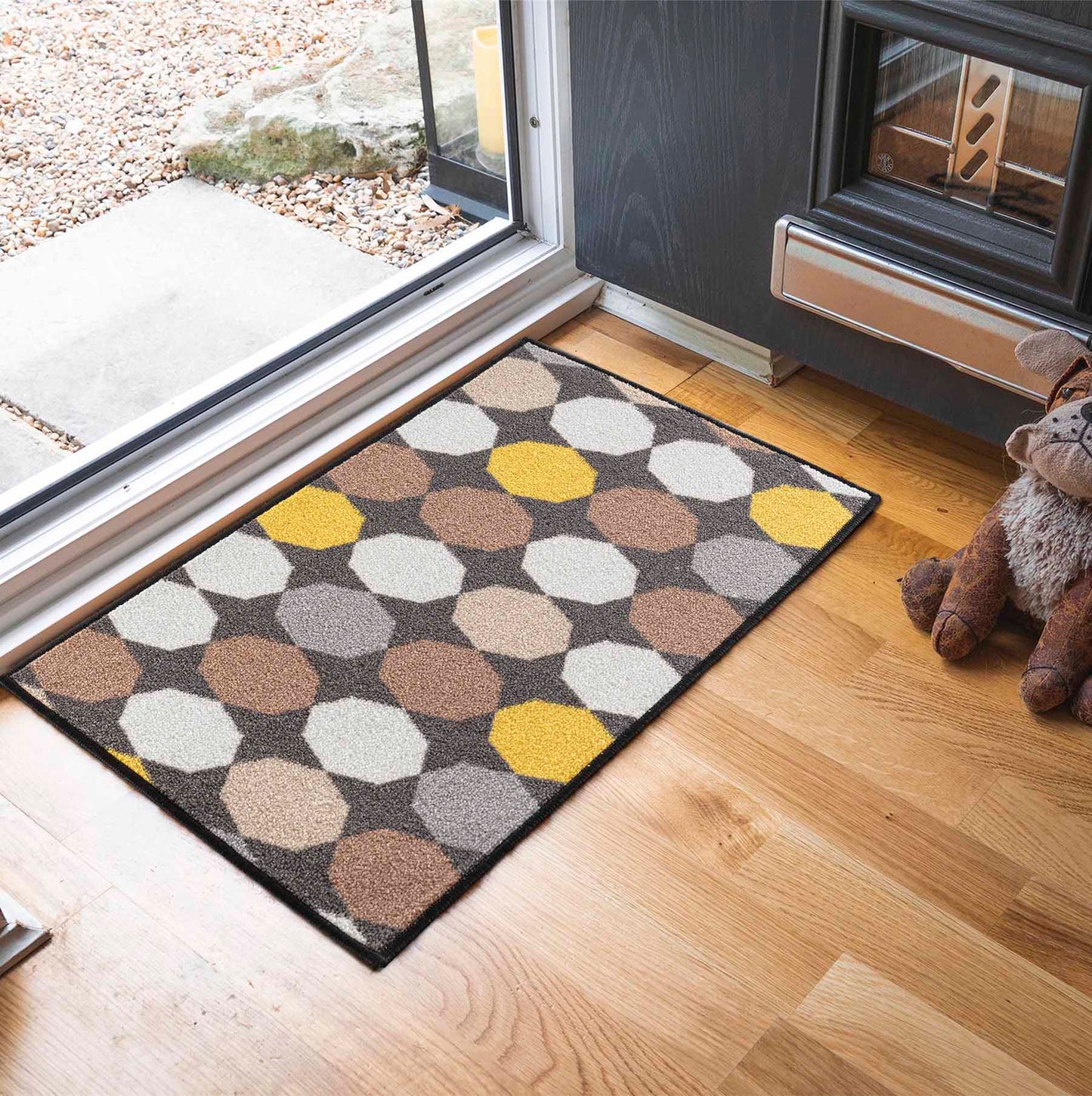 Havana Oval Door Mat - Gold