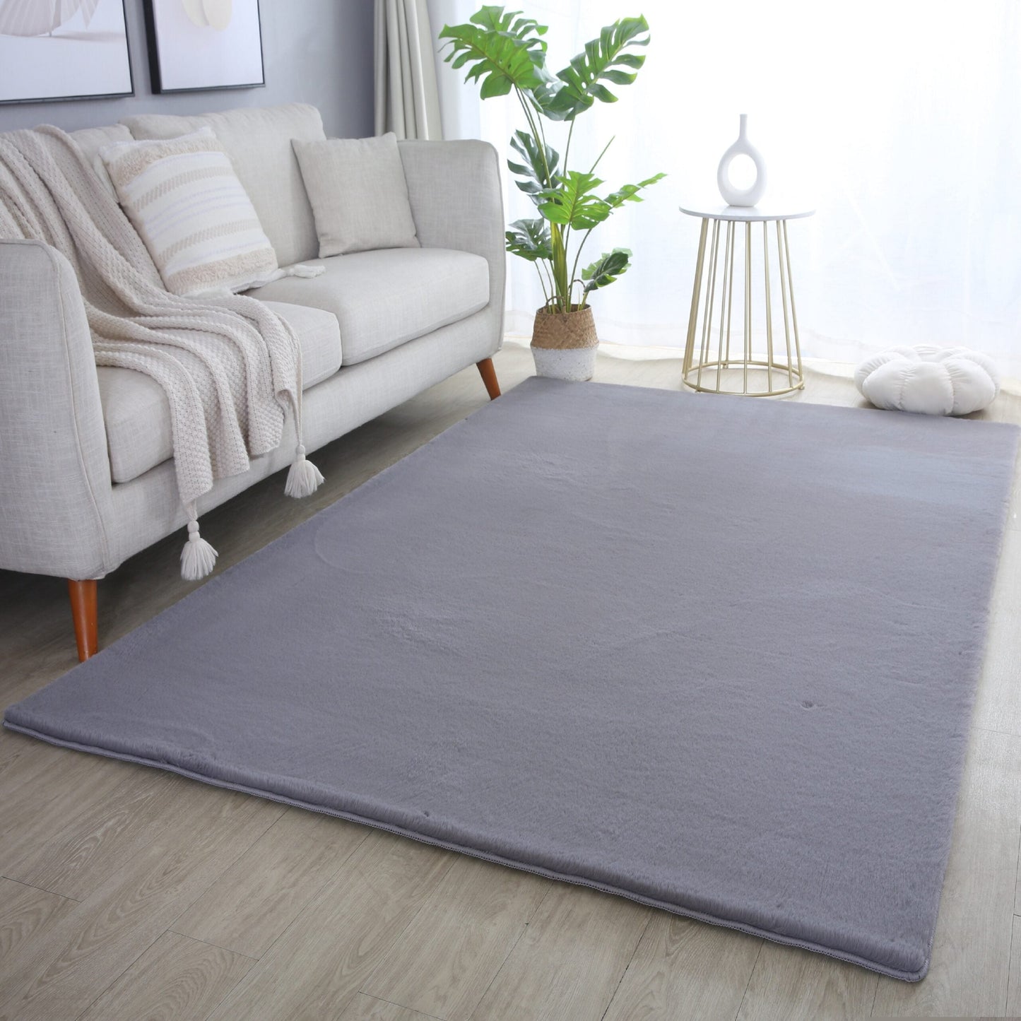 Plushtale Ultra-Soft Fluffy Rug - Anthracite