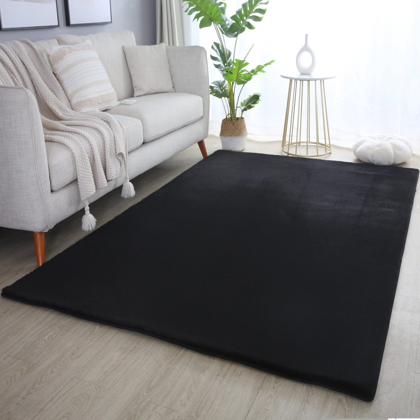 Plushtale Ultra-Soft Fluffy Rug - Anthracite