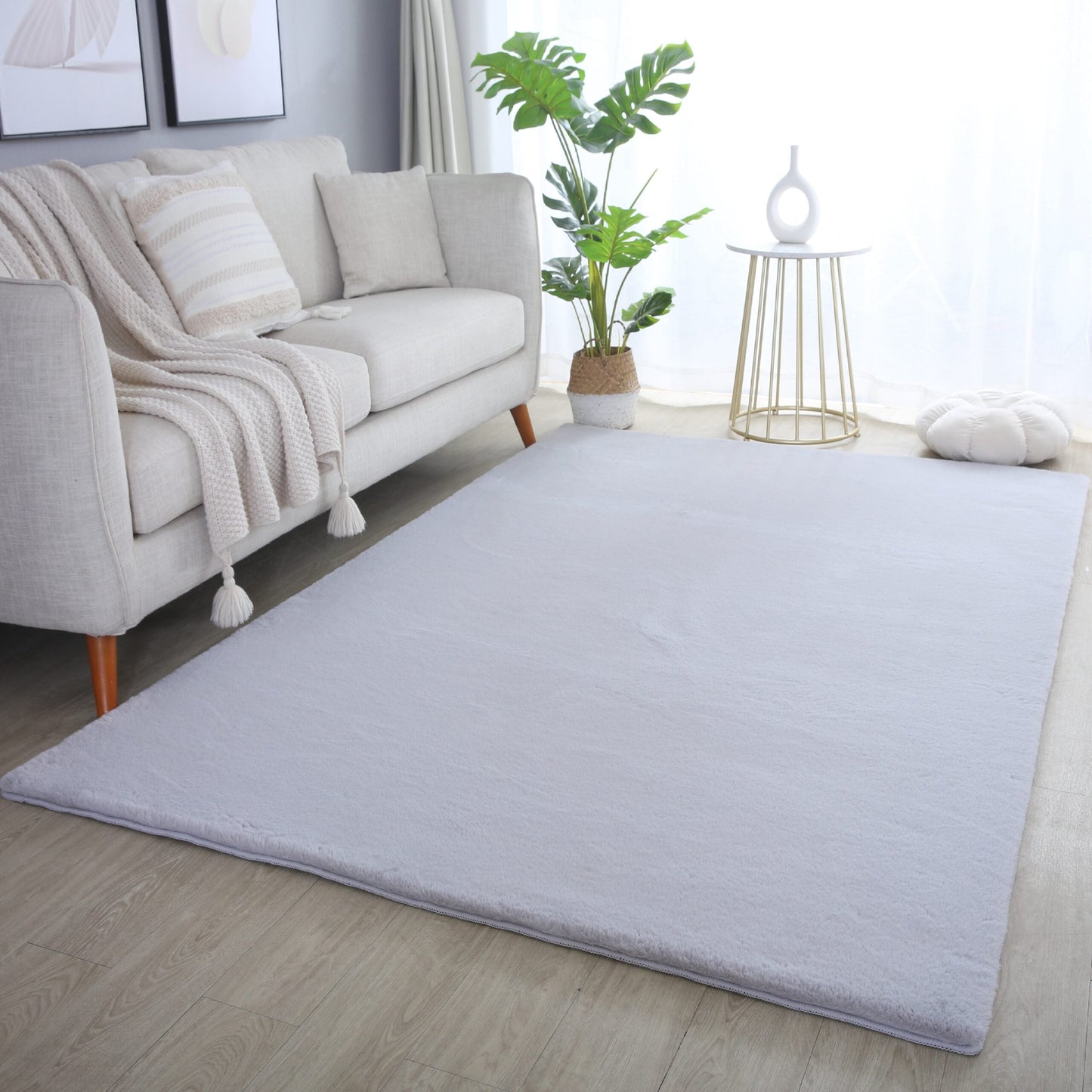 Plushtale Ultra-Soft Fluffy Rug - Anthracite