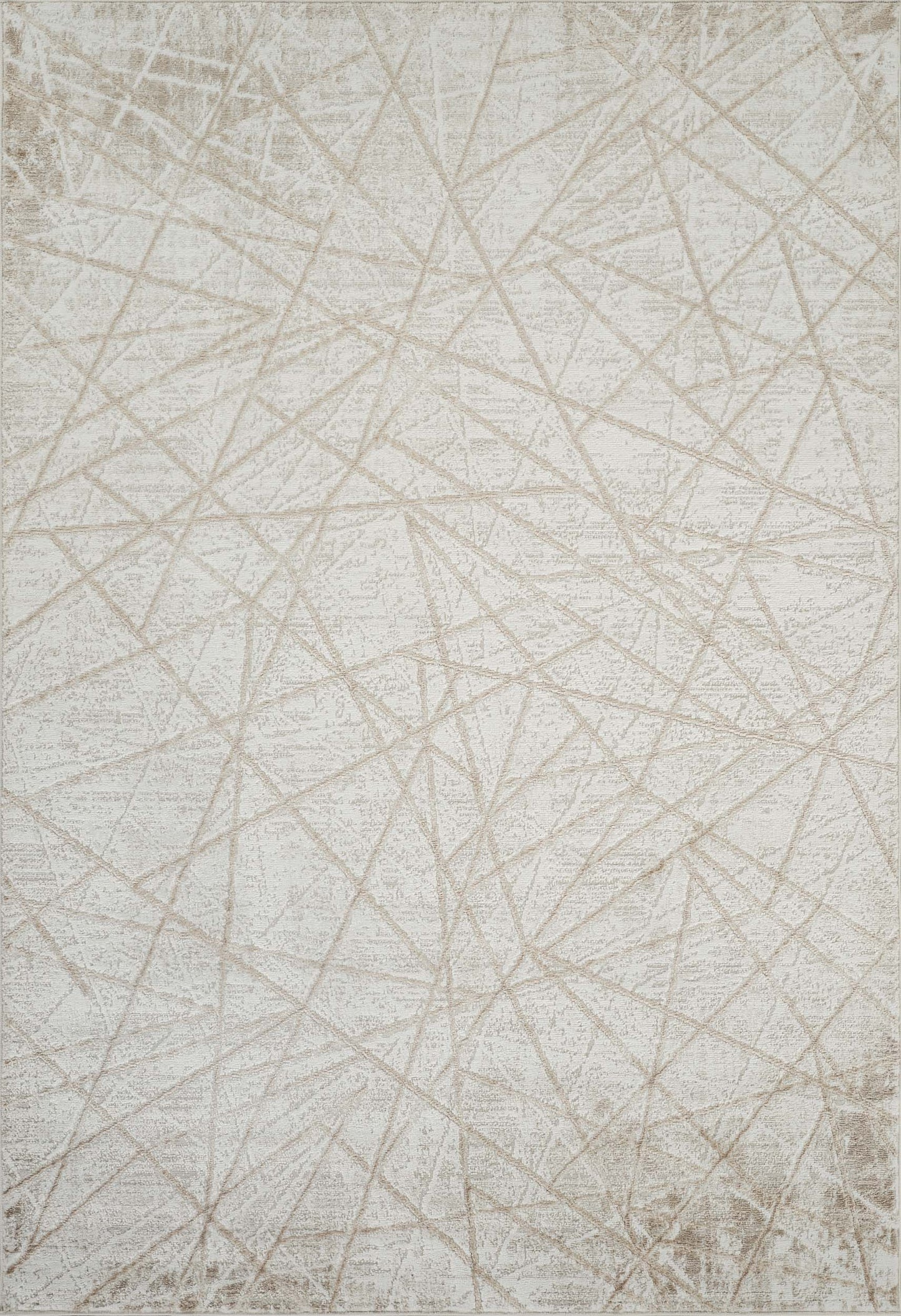 Perla Metallic Abstract Rug - Axis Beige