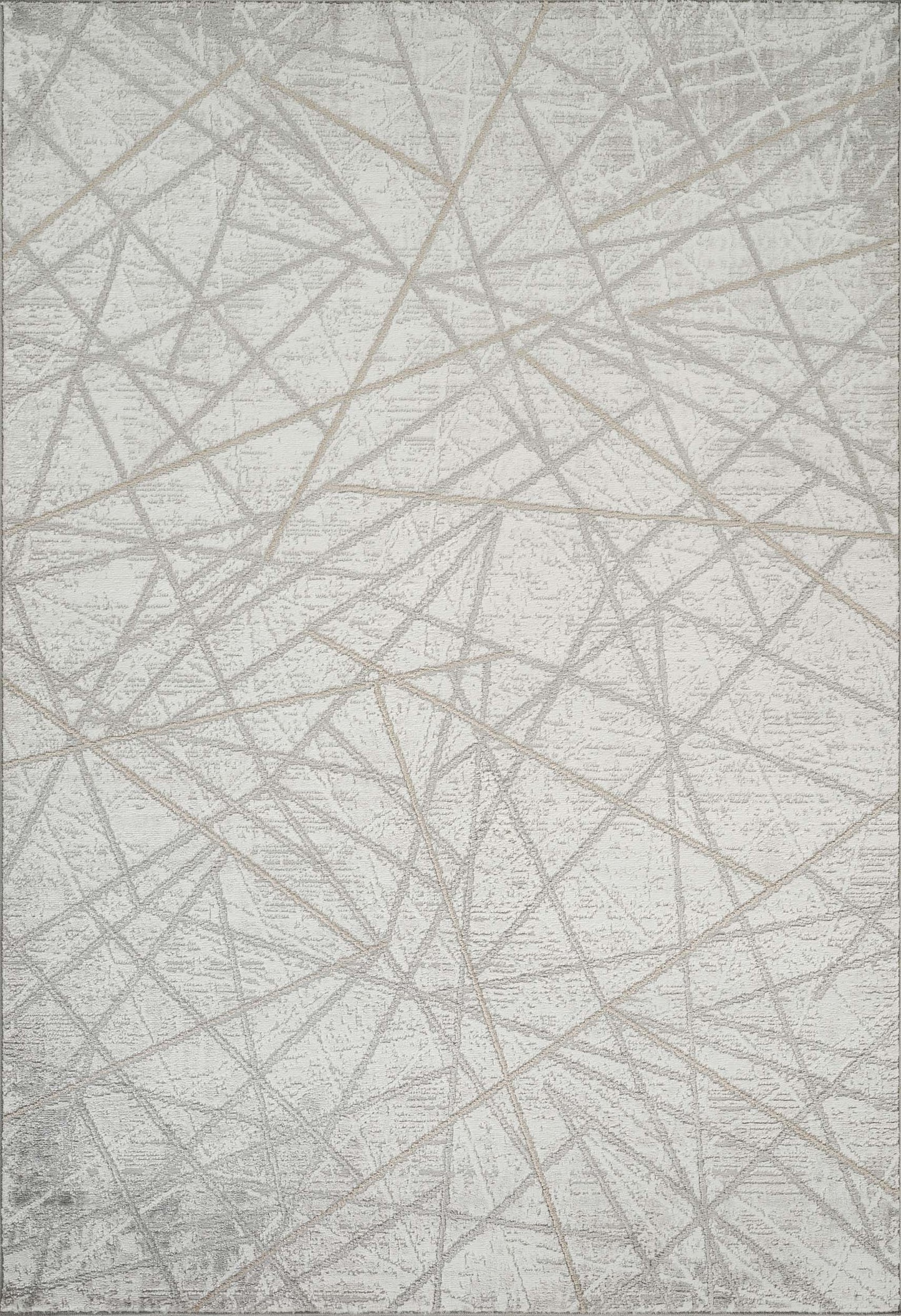 Perla Metallic Abstract Rug - Axis Beige