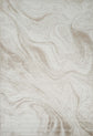 Perla Metallic Abstract Rug - Resin Beige