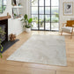 Perla Metallic Abstract Rug - Resin Grey