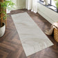 Perla Metallic Abstract Rug - Resin Beige