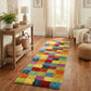 Multicolour Rio Rubix geometric rug, runner size