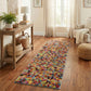 Multicolour Rio Pixel geometric rug, runner size