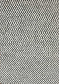 Silver Richmond Herringbone kitchen mat, flat portrait view