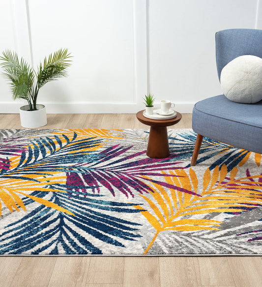Multicolour San Marino Botanica traditional rug, in a room setting 2
