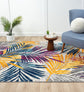 Multicolour San Marino Botanica traditional rug, in a room setting 2