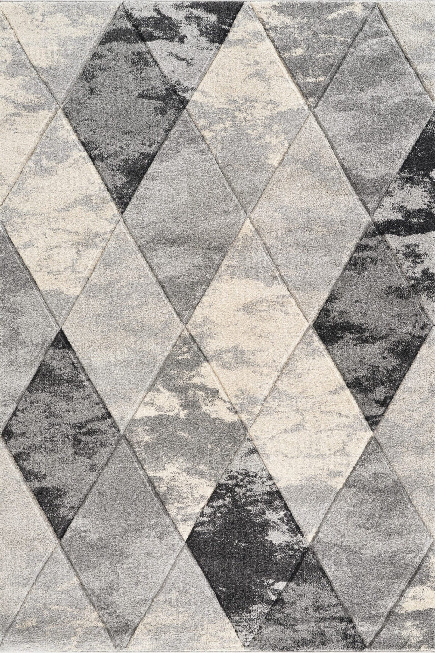 Santiago Carved Abstract Rug - Blend Beige