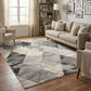 Santiago Carved Abstract Rug - Blend Beige